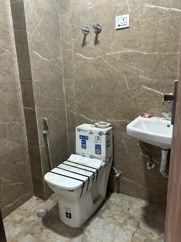 Bathroom in 1 BHK Builder Floor at Paryavaran Complex – for Rent