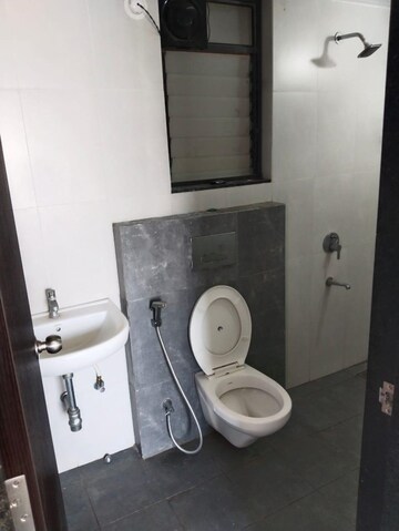 Bathroom in 3 BHK Apartment at Shapoorji Pallonji Joyville Hinjewadi, Hinjewadi – for Rent