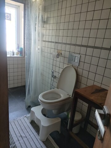 Bathroom in 3 BHK Apartment at Bandra West – for Rent
