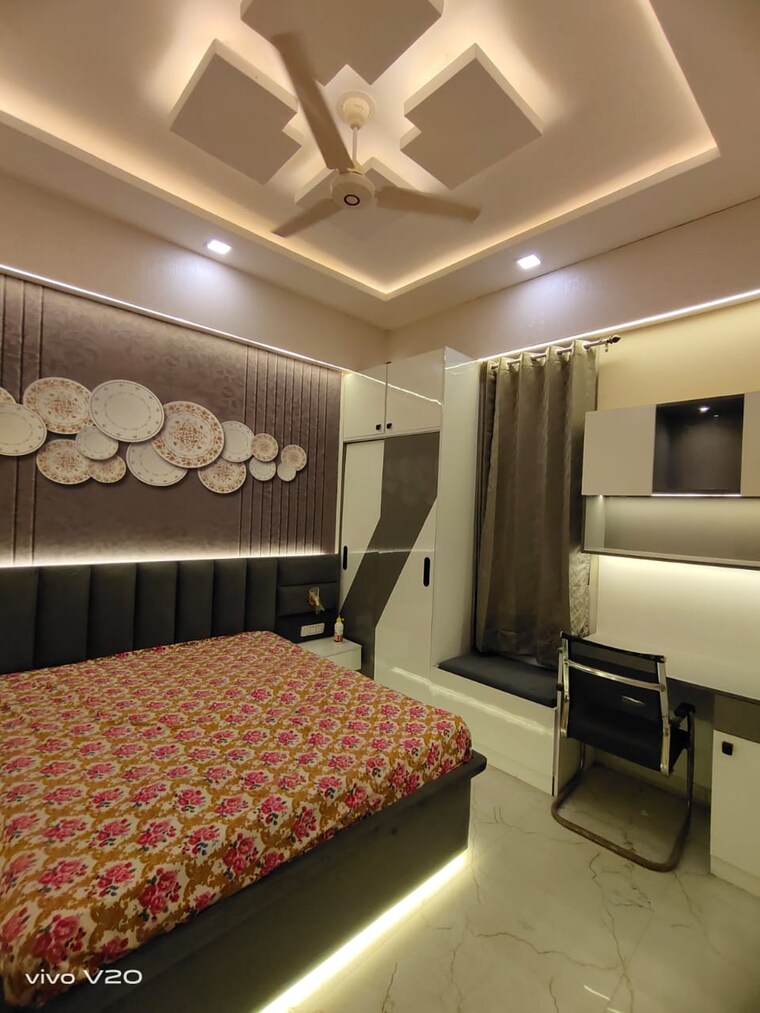 Bedroom, ashoka-ncr-green-extension Studio 650 Sq.Ft. Builder Floor In Sector 1 Greater Noida Greater Noida 8399327