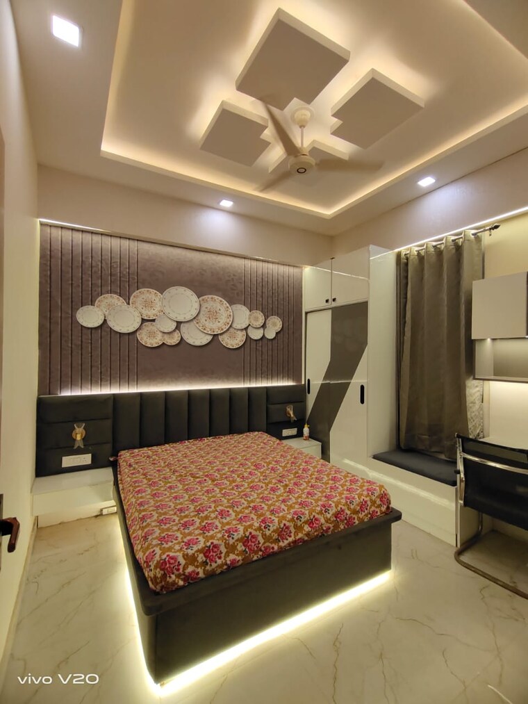 Bedroom, ashoka-ncr-green-extension Studio 650 Sq.Ft. Builder Floor In Sector 1 Greater Noida Greater Noida 8399327