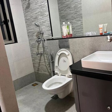 Bathroom in 3 BHK Apartment at Malad West – for Rent