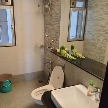 Bathroom in 3 BHK Apartment at Malad West – for Rent