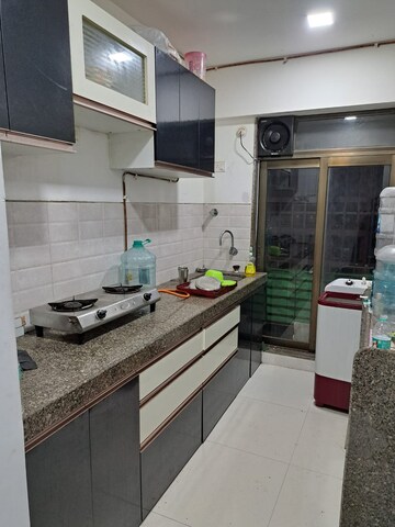 Kitchen in 1 BHK Apartment at Raj Tower Kandivali West, Kandivali West – for Rent