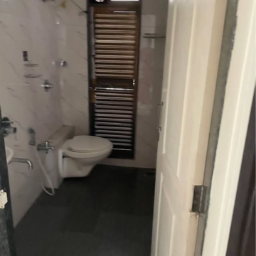 Bathroom in 3 BHK Apartment at Goregaon West – for Rent