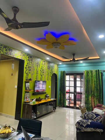 Living Room in 3 BHK Apartment at Renaissance Prospero, Hebbal – for Rent