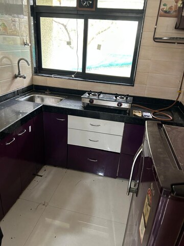 Kitchen in 2 BHK Apartment at Dharamraj CHS, Malad West – for Rent