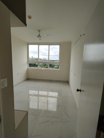 Bathroom in 3 BHK Apartment at LnT Raintree Boulevard, Hebbal – for Rent