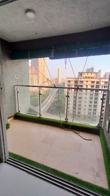 Balcony in 2 BHK Apartment at Lotus Link Square, Malad West – for Rent