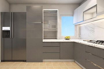 Kitchen in 3 BHK Builder Floor at Sector 26 – for Sale