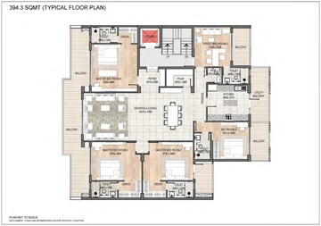 Floor Plan in 3 BHK Builder Floor at Sector 26 – for Sale