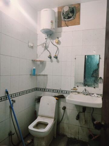 Bathroom in 2 BHK Builder Floor at Paryavaran Complex – for Rent