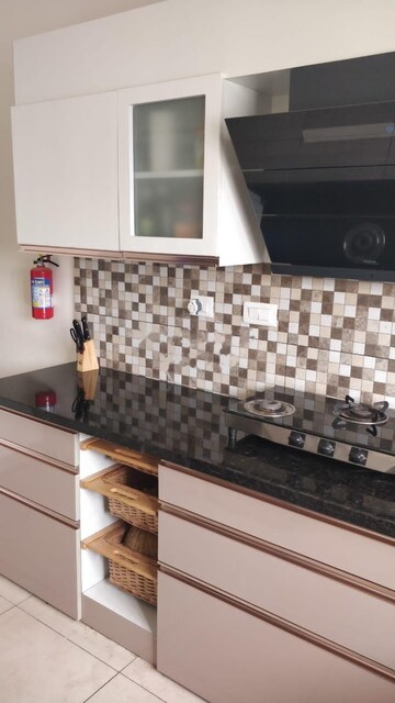 Kitchen in 2 BHK Apartment at Prestige Lakeside Habitat, Varthur – for Rent