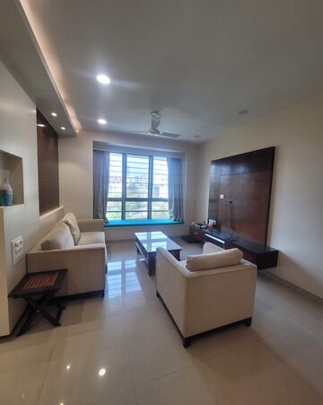 Living Room in 4 BHK Apartment at DB Orchid Woods, Goregaon East – for Rent