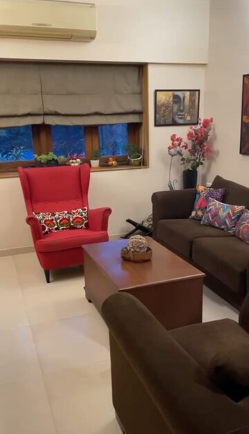 Living Room in 3 BHK Apartment at Prabhadevi – for Sale