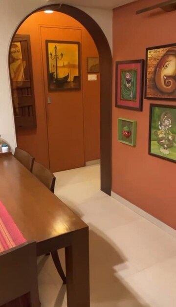 Living Room in 3 BHK Apartment at Prabhadevi – for Sale