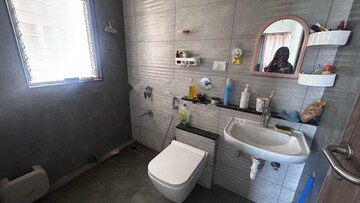 Bathroom in 2 BHK Apartment at Paranjape Trident Towers, Wakad – for Rent