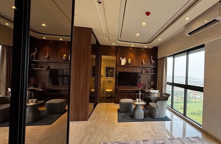 Living Room, hiranandani-zen-atlantis 2 Bedroom 762 Sq.Ft. Apartment In Powai Mumbai 8400910