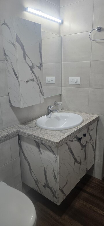 Bathroom in 3 BHK Apartment at Sobha Windsor, Whitefield – for Rent