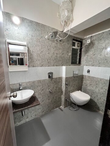 Bathroom in 1 BHK Apartment at Veena Senterio, Chembur – for Rent