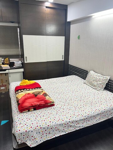 Bedroom in 2 BHK Apartment at Sthapatya Pratham Lakeview, Science City – for Rent