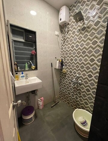 Bathroom in 2 BHK Apartment at K Raheja Vihar, Powai – for Rent
