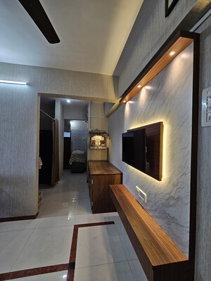 Kitchen in 2 BHK Apartment at Aakanksha Garden, Manpada – for Sale