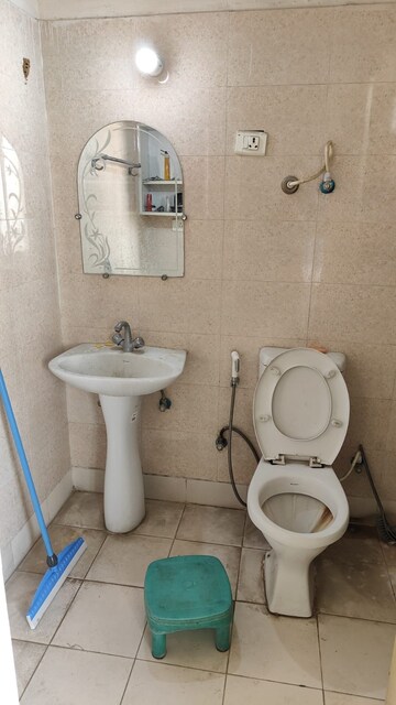 Bathroom in 3 BHK Apartment at Habitech Panch Tatva, Tech Zone 4 Greater Noida – for Rent