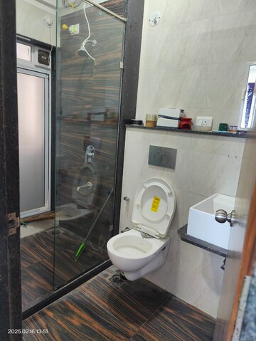 Bathroom in 2 BHK Apartment at Shreeji Atlantis, Malad West – for Rent