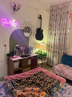 Bedroom in 2 BHK Apartment at Bankey Bihari Aggarwal Heights, Raj Nagar Extension – for Sale