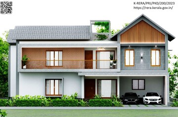 5 BHK Independent House – Exterior View View at Shoranur - for Sale