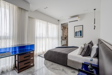 Living Room in 2 BHK Builder Floor at Prescon Midtown Bay, Mahim West – for Sale