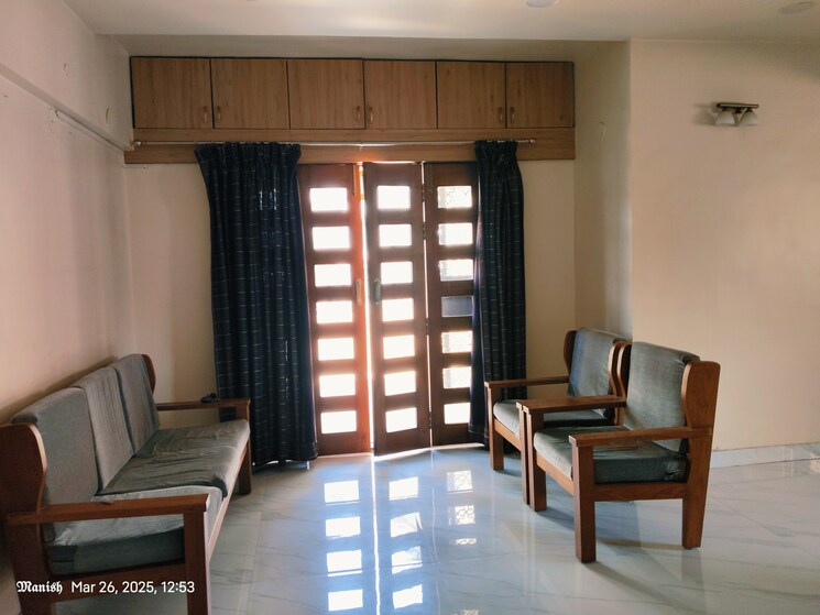 Living Room, karan-green 3 Bedroom 1400 Sq.Ft. Apartment In Warje Pune 8401739