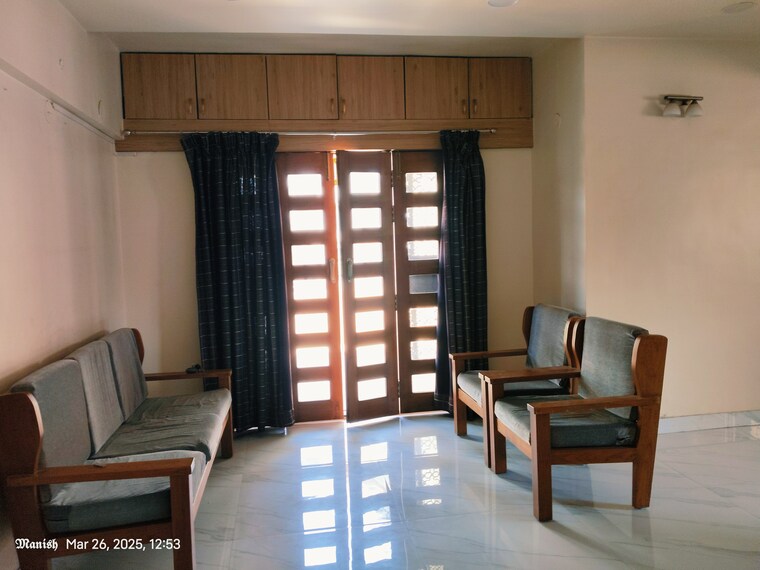 Living Room, karan-green 3 Bedroom 1400 Sq.Ft. Apartment In Warje Pune 8401739