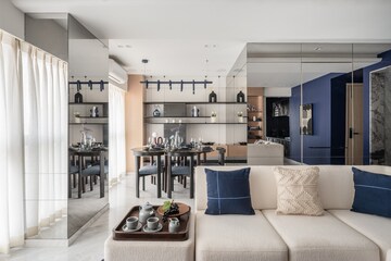 Living Room in 2 BHK Builder Floor at Suraj Vitalis, Mahim – for Sale