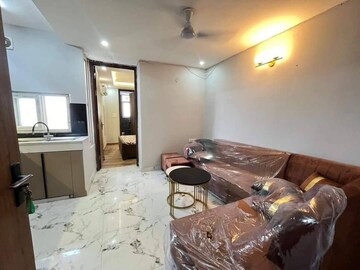 Living Room in 1 BHK Builder Floor at Freedom Fighters Enclave – for Rent
