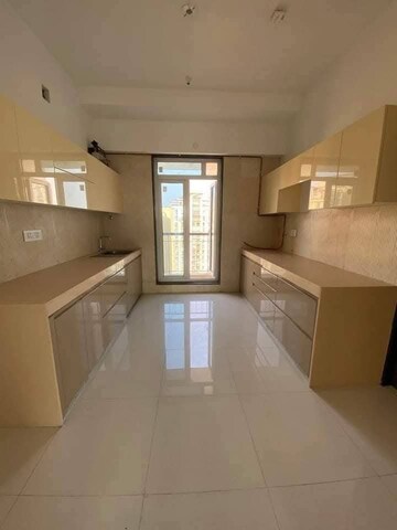 Kitchen in 4 BHK Apartment at Sheth Avalon Phase 2, Majiwada – for Rent