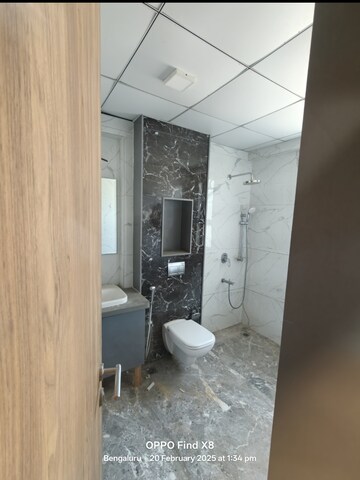 Bathroom in 3 BHK Apartment at SNN Clermont, Hebbal – for Rent
