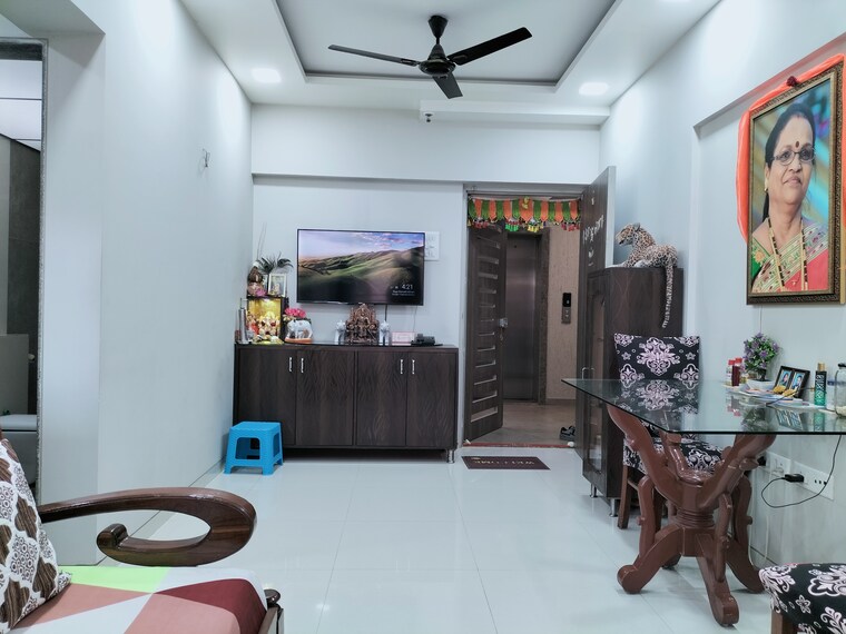 Living Room, harasiddh-viraaj 1 Bedroom 421 Sq.Ft. Apartment In Malad East Mumbai 8402224