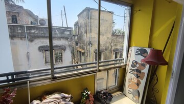 Balcony in 3 BHK Apartment at Devaloke Fort, Raja Subodh Chandra Mullick Road – for Rent