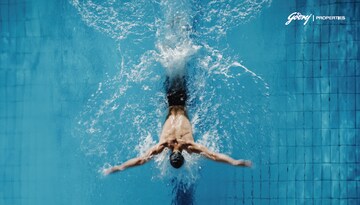Swimming Pool in 4 BHK Apartment at Godrej Vrikshya, Sector 103 – for Sale