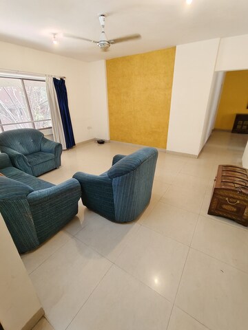 Living Room in 3 BHK Apartment at Golden Nest Kalyani Nagar, Kalyani Nagar – for Rent