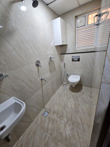Bathroom in 3 BHK Apartment at Bollineni Bion, Kothaguda – for Rent