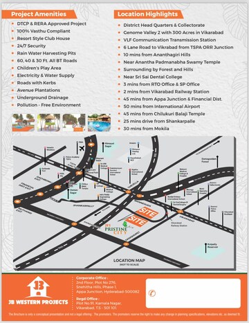  Plot – Map Location View at Vikarabad - for Sale