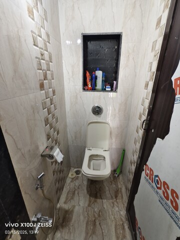 Bathroom in 1 BHK Apartment at Parsik – for Sale