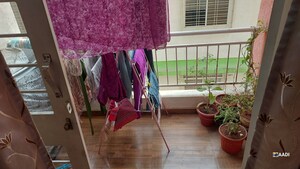 Master Bedroom in 1 BHK Apartment at Om Chidanand Audumbar, Shivane – for Sale