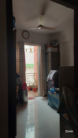 Living Room in 1 BHK Apartment at Om Chidanand Audumbar, Shivane – for Sale