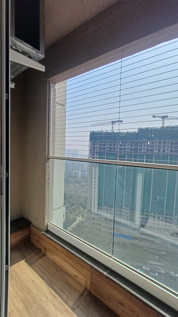 Balcony in 2 BHK Apartment at Ashar Axis, Majiwada – for Rent