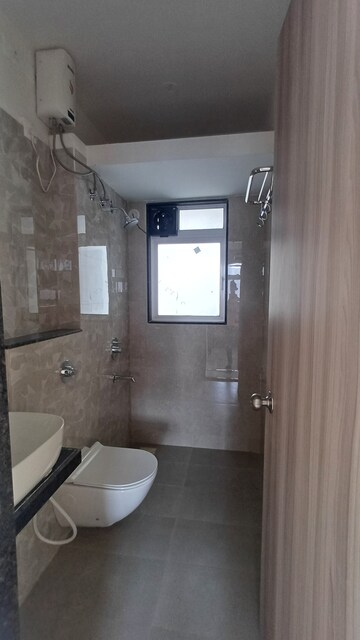 Attached Bathroom in 2 BHK Apartment at Ashar Axis, Majiwada – for Rent