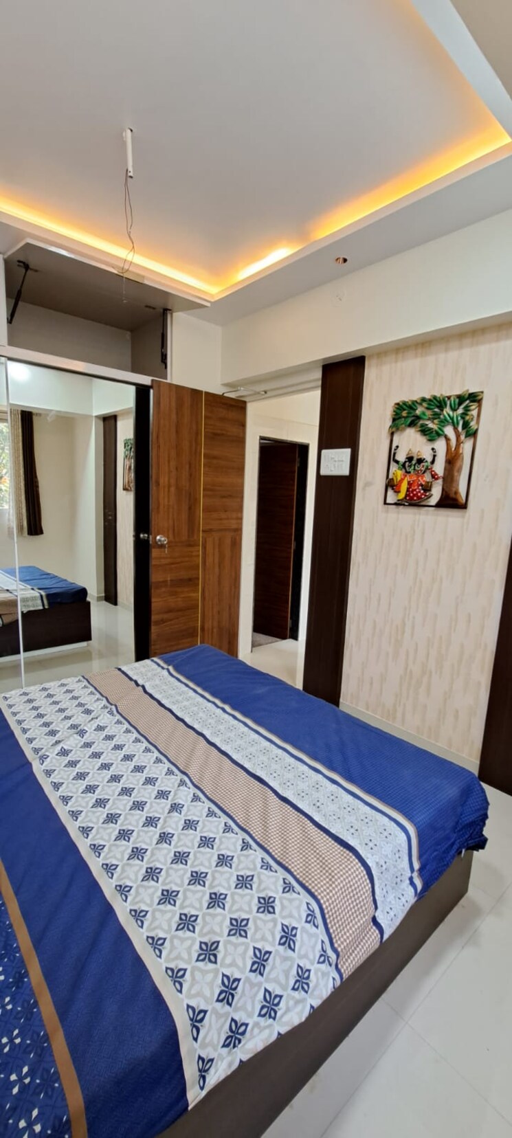 Bedroom, pawshe-pride 2 Bedroom 1030 Sq.Ft. Apartment In Kalyan East Thane 8402843